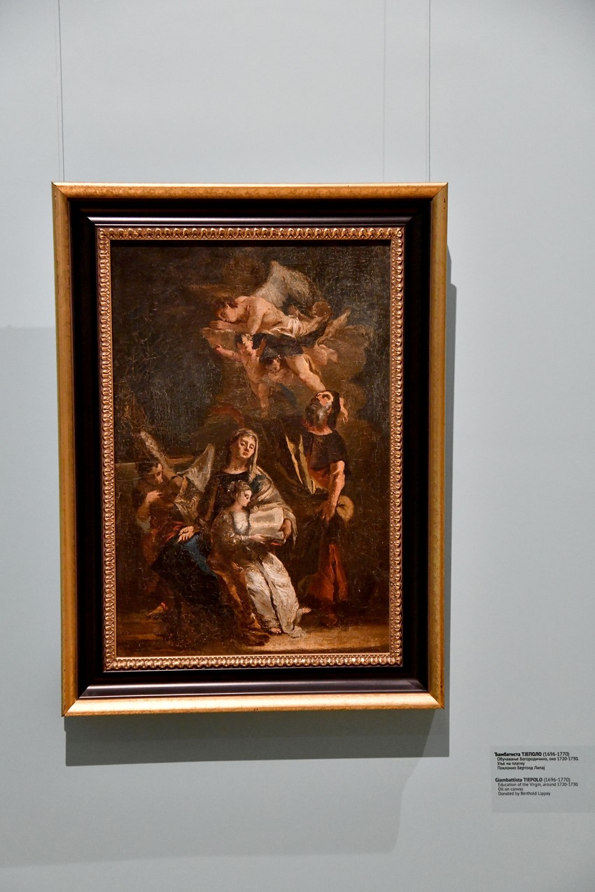 Đambatista Tjepolo "Obučavanje Bogorodičino", 18. vek