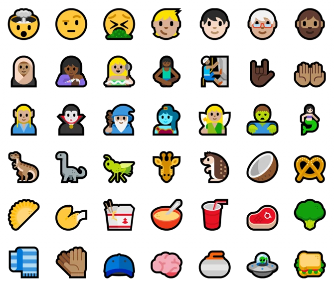 Windows 10 build 16226 wprowadza m.in. nowe emoji