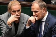 Donald Tusk i Barbara Nowacka