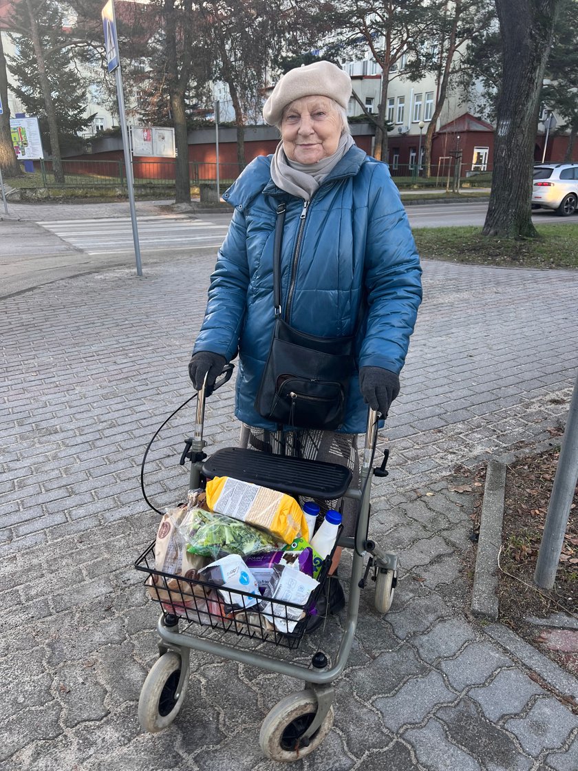 Barbara Sawicka (86 l.) z Iławy.