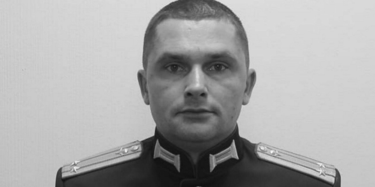 Podczas wojny w Ukrainie zginął rosyjski dowódca ppłk Denis Glebow.