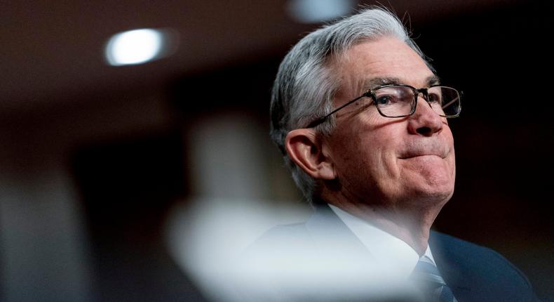 Federal Reserve Chairman Jerome Powell appears during a Senate Banking Committee hearing on Capitol Hill in Washington, Tuesday, Nov. 30, 2021.Andrew Harnik/AP Photo