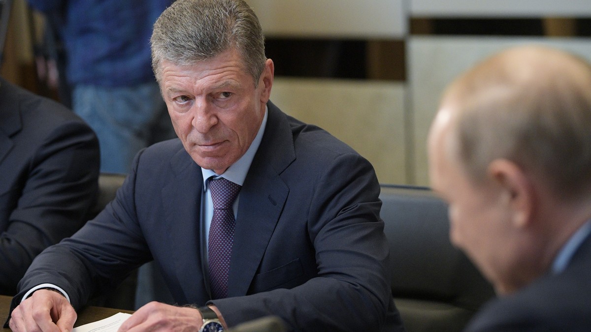 Dmitrij Kozak i Vladimir Putin