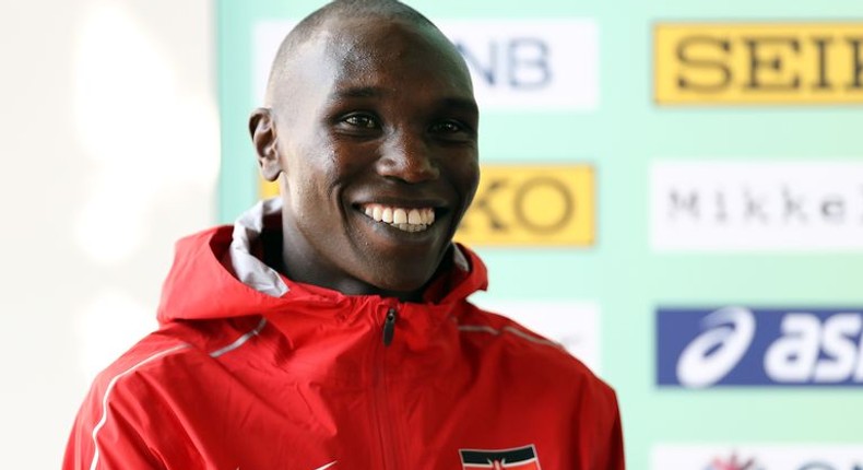 Geoffrey Kamworor is now the fastest man to run a half marathon (BRYN LENNON/GETTY IMAGES)