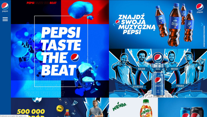 Znane strony dawniej i dziś - Pepsi w 2020 roku