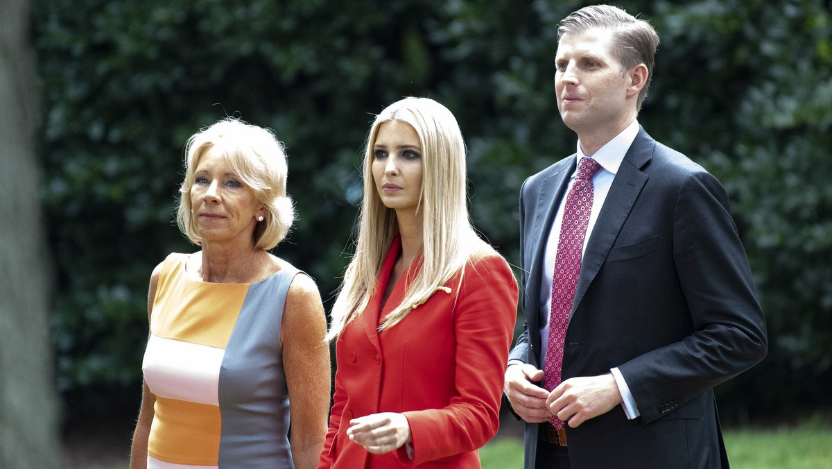 Betsy DeVos, Ivanka Trump, Eric Trump