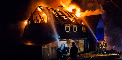 Ogromny pożar w Polanicy. Ogień strawił budynek