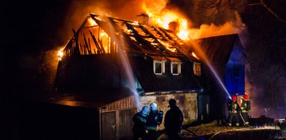 Ogromny pożar w Polanicy. Ogień strawił budynek