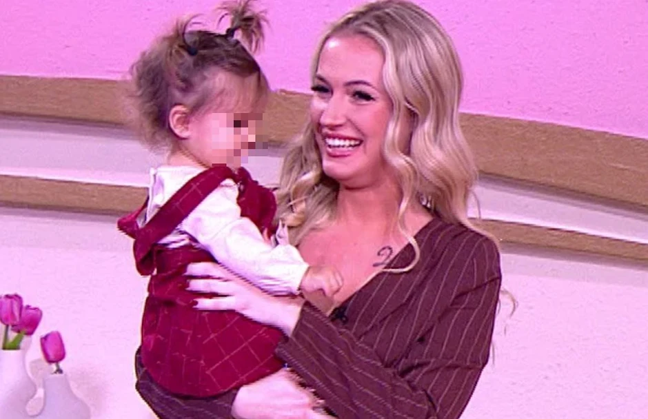 Milica Veličković sa ćerkom