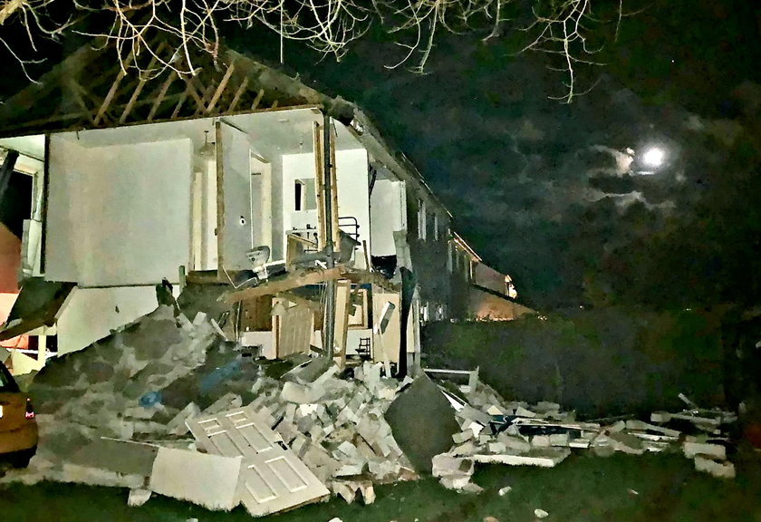 Wybuch gazu zniszczył dom. To była potężna eksplozja. ZDJECIA
