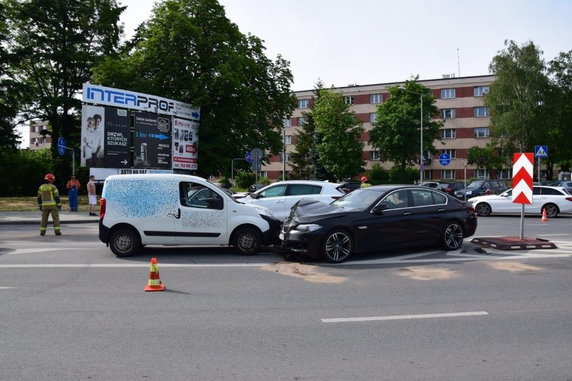 Wypadek w centrum Tarnowa