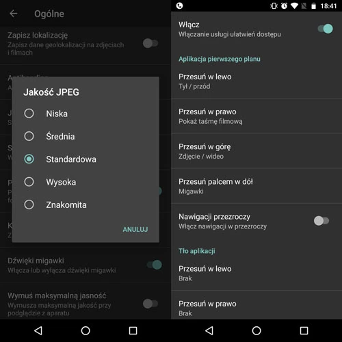 Aplikacje kamery android