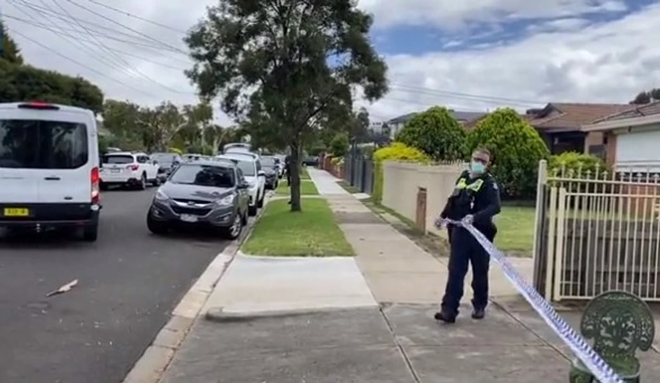 Policija na mestu ubistva