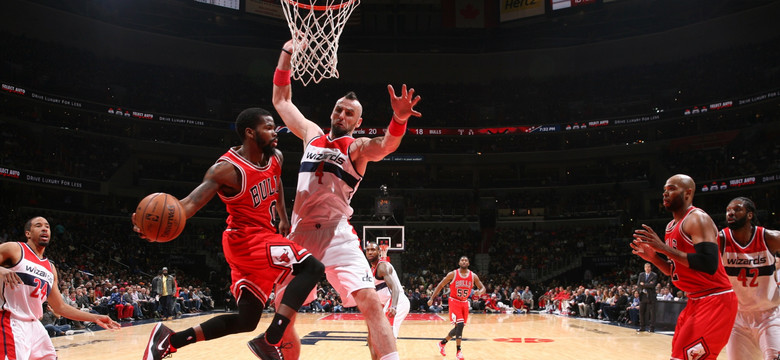 NBA: Chicago Bulls zbyt mocni dla Washington Wizards, double double Marcina Gortata