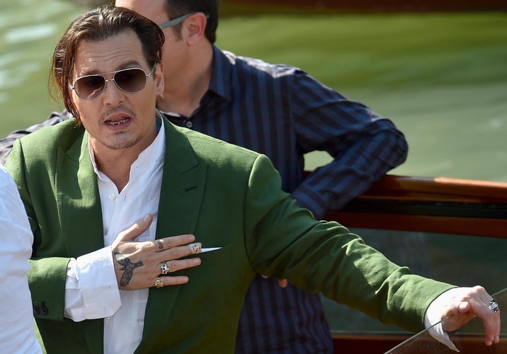Johnny Depp promował 'Pakt z diabłem' w Wenecji