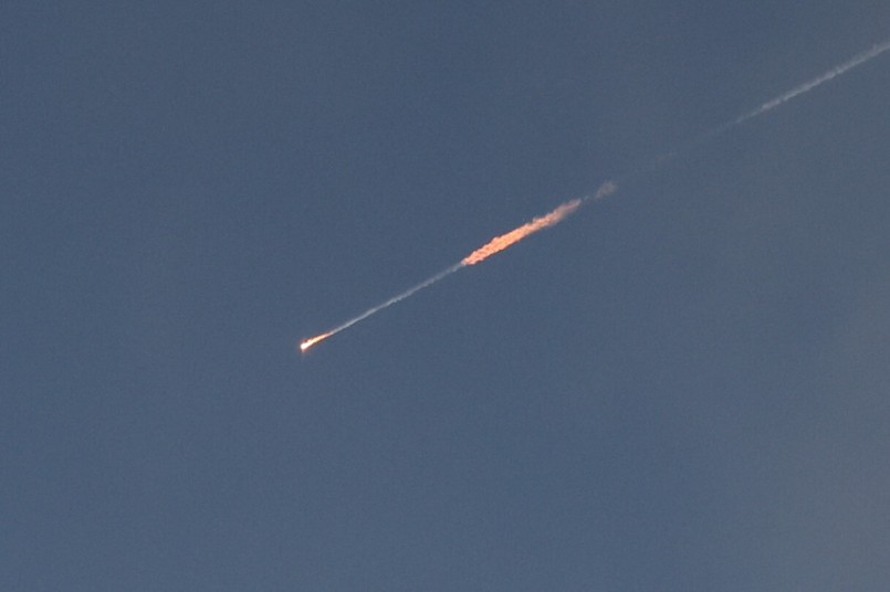 Irański pocisk wystrzelony w kierunku Izraela