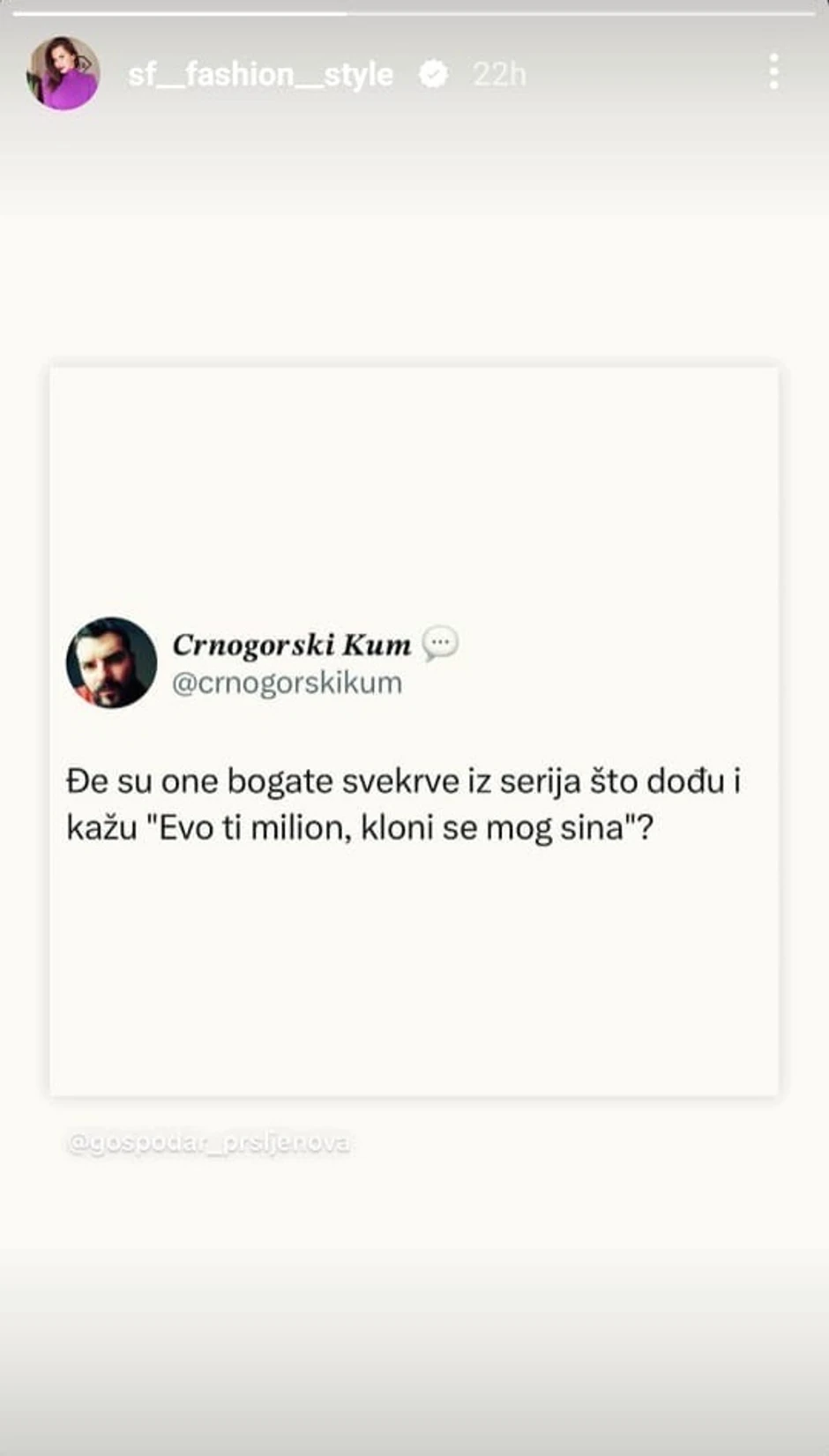 Objava Sonje Vuksanović