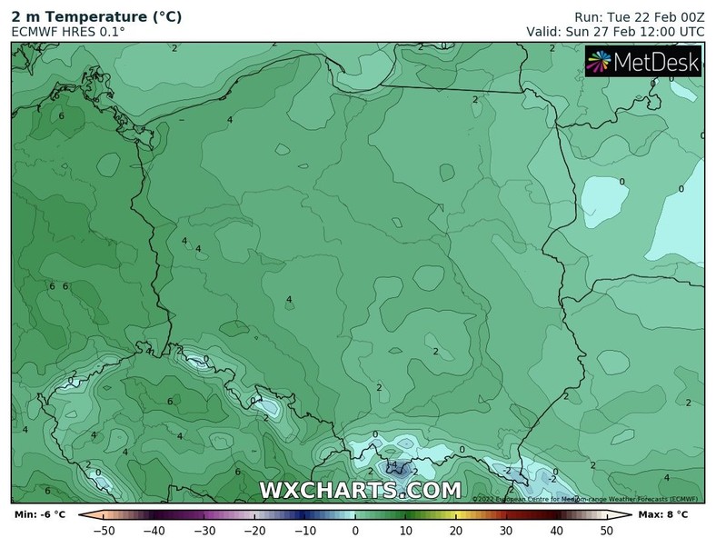 Pod koniec tygodnia prognozujemy ochłodzenie