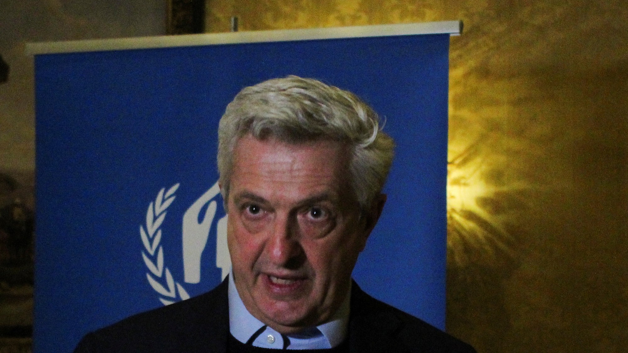 Vysoký komisár Organizácie Spojených národov pre utečencov (UNHCR) Filippo Grandi, REUTERS/Firas Makdesi