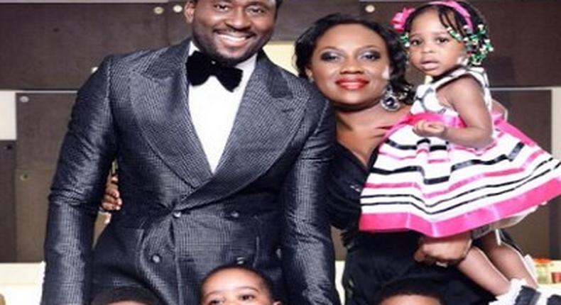 Desmond Elliot and family