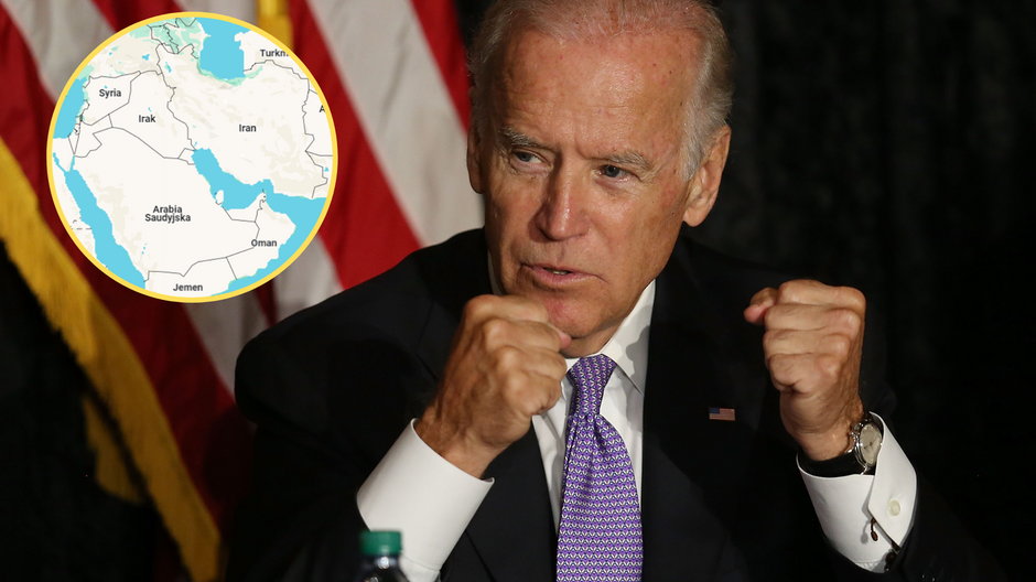 Joe Biden ostrzegł Iran (Screen: Google Maps)