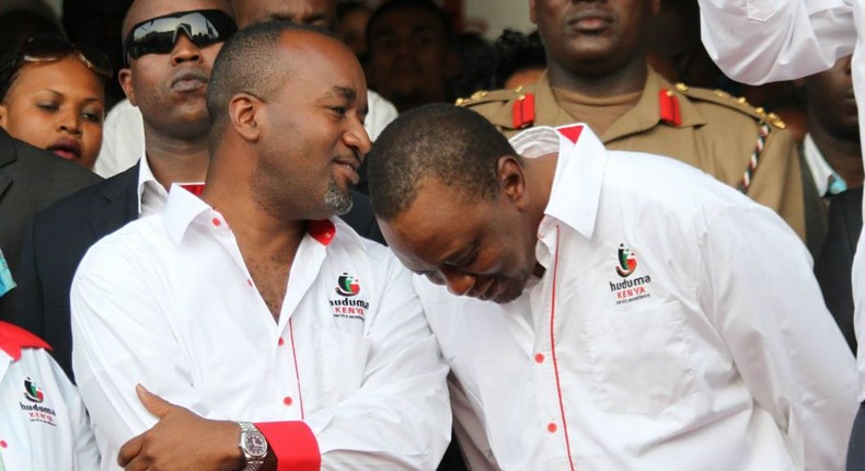 President Uhuru Kenyatta and Governor Hassan Joho 