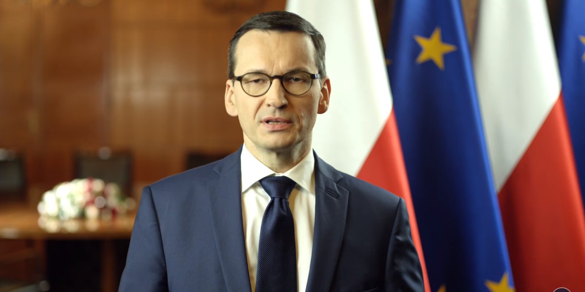 Mateusz Morawiecki wygłosił przemówienie na temat ustawy o IPN w czwartek, 1 lutego