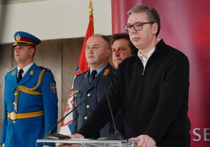 Aleksandar Vučić u Domu garde na Topčideru 