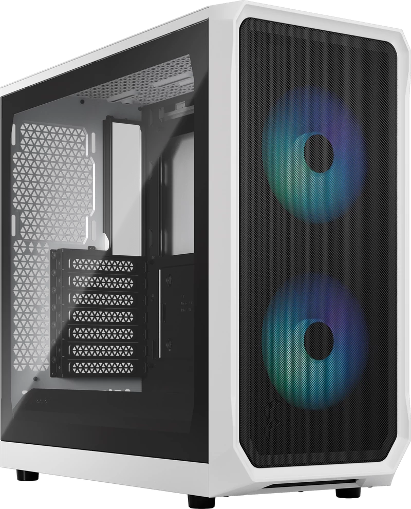 Fractal Design Focus 2 RGB White – lewa strona obudowy