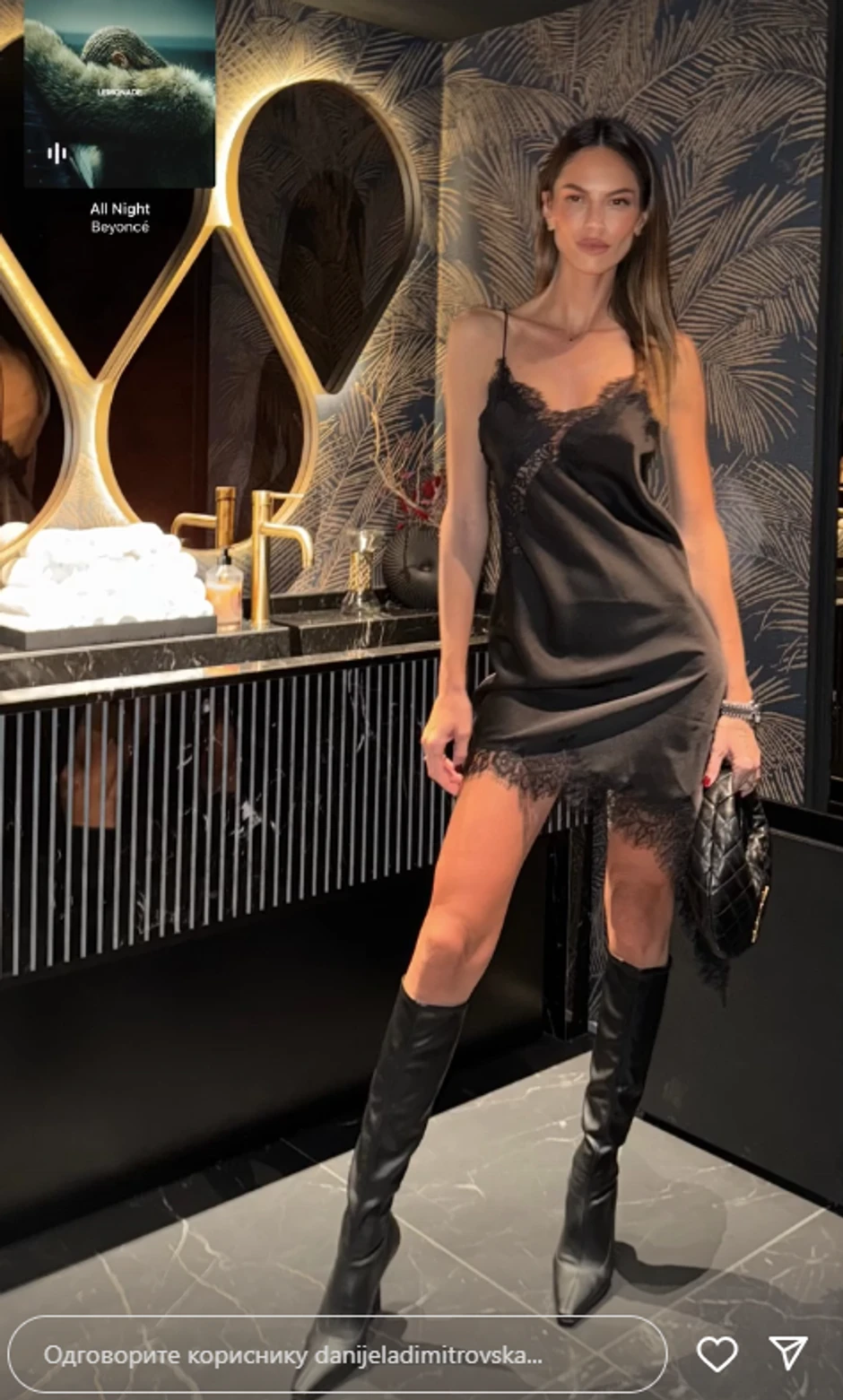 Danijela Dimitrovska u noćnom provodu