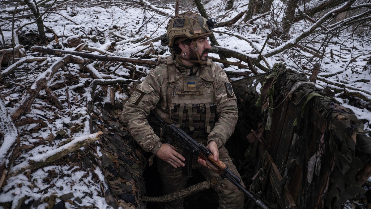 Ukrajinska vojska na frontu kod Kostjantinivke u Donjecku 16. decembra