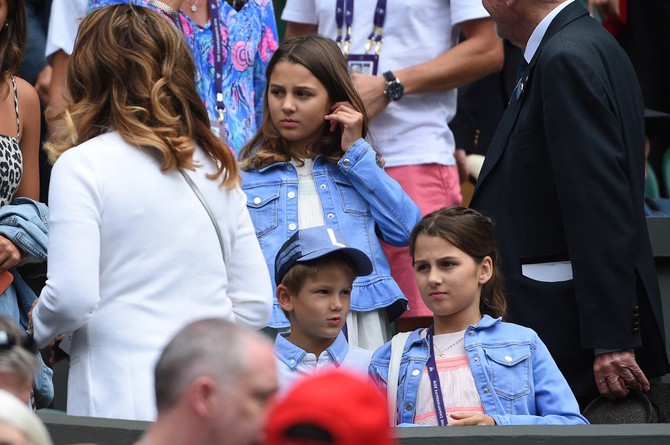 Mirka Federer sa decom