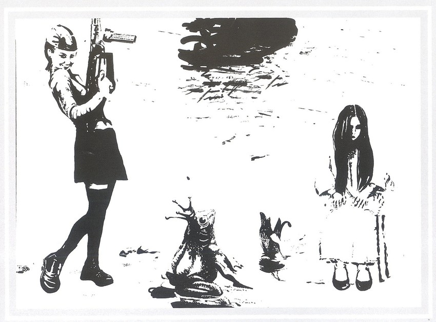 Nina Kovačeva: Bez naziva, digitalna štampa