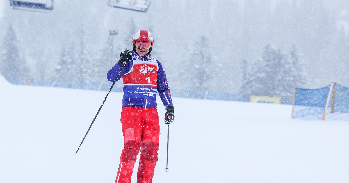 Narciarska emerytura Dudy. Były prezydent otworzył zawody w Zakopanem [ZDJĘCIA]