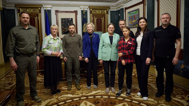 Greta Thunberg spotkała się w Kijowie z Zełenskim. "Zbrodnia ekobójstwa"