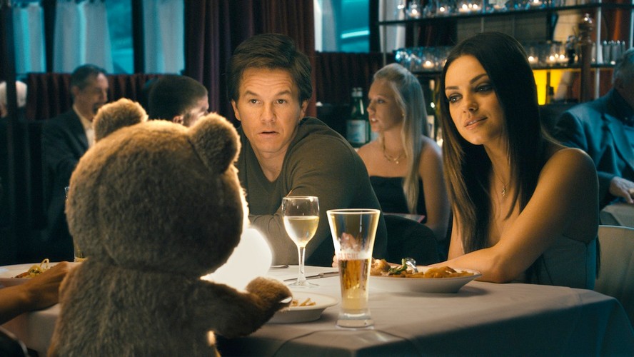 Najlepszy pocałunek: Mila Kunis i Mark Wahlberg – 'Ted'