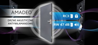 Drzwi stalowe Amadeo –  dla kochających ciszę i spokój