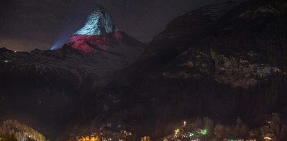 Polska flaga rozbłysła na słynnym szczycie Matterhorn