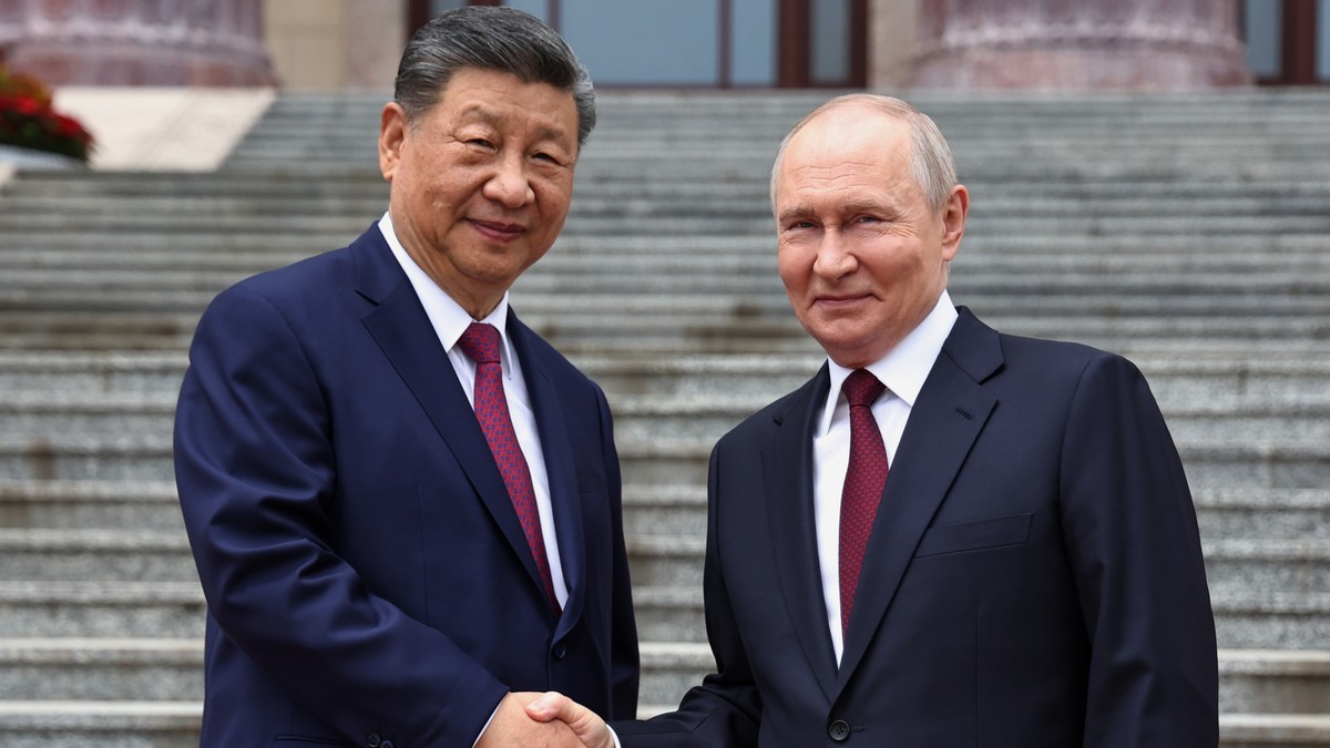 Si Đinping i Vladimir Putin