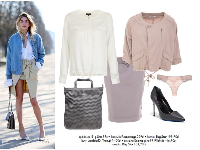 STYLIZACJE z białą koszulą