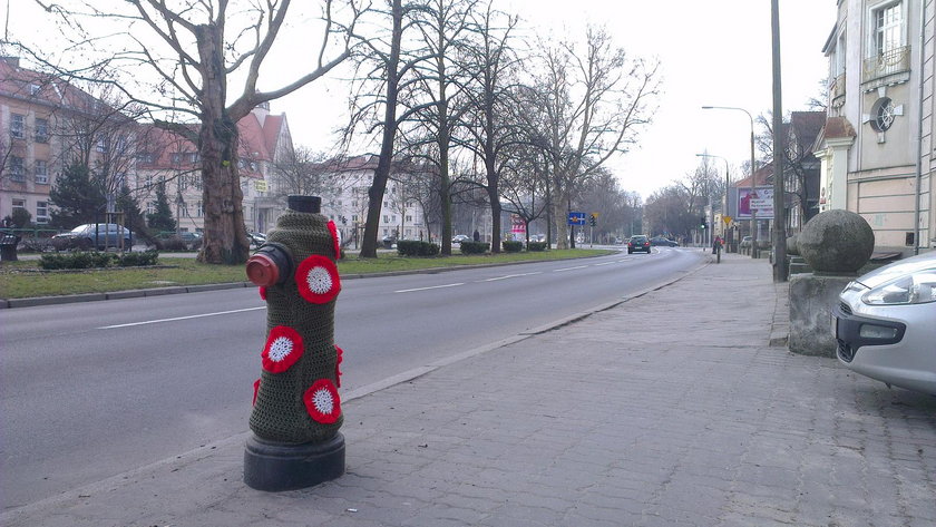 Przyozdobiony hydrant