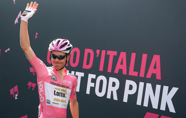 Giro d'Italia: Trentin wygrał 18. etap, Kruijswijk nadal liderem