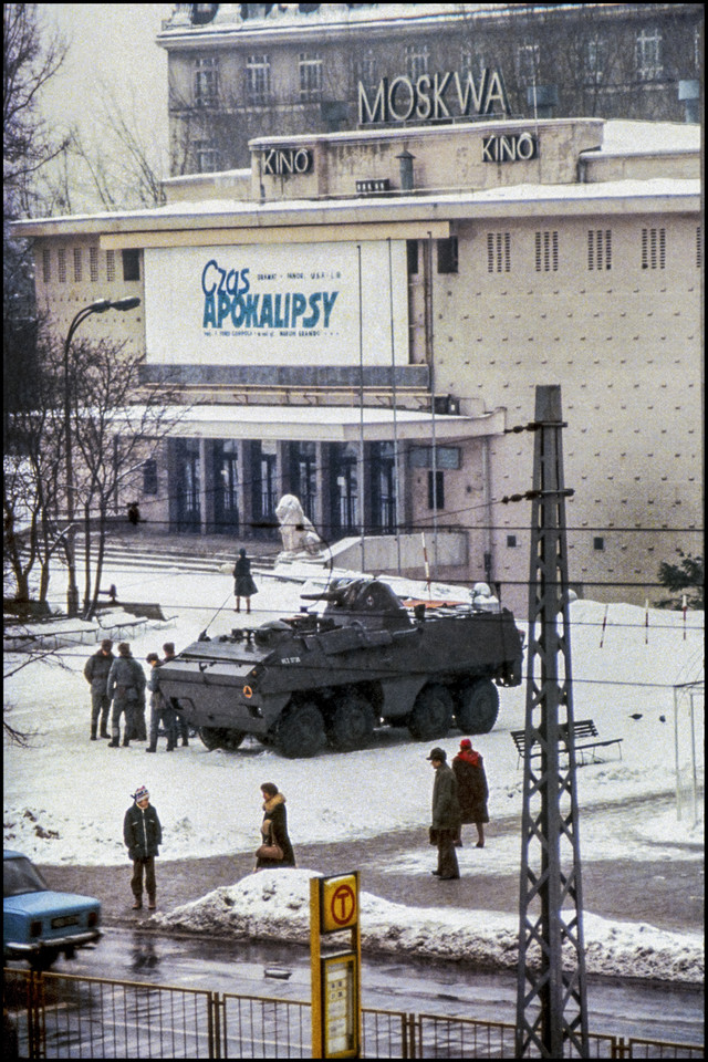 Warszawa, ul. Puławska 19, 14 grudnia 1981 r. 