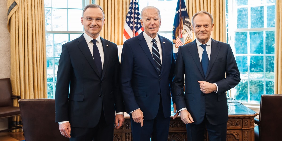 Joe Biden podsumował wizytę Andrzeja Dudy i Donalda Tuska. 