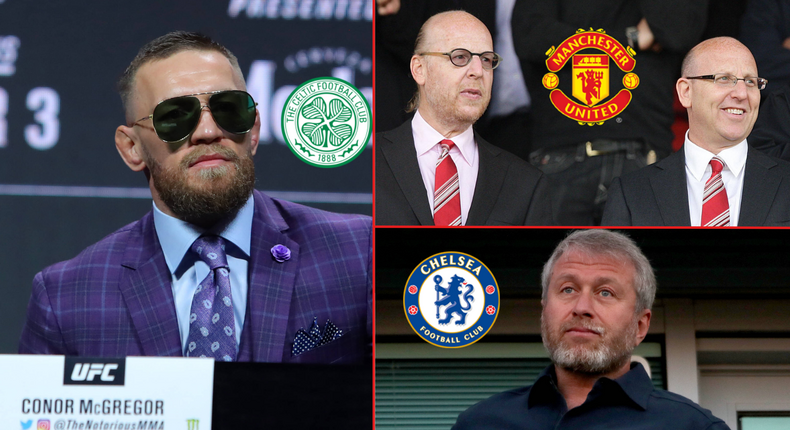Conor McGregor confirms plans to buy either of Manchester United, Chelsea or Celtic Fc