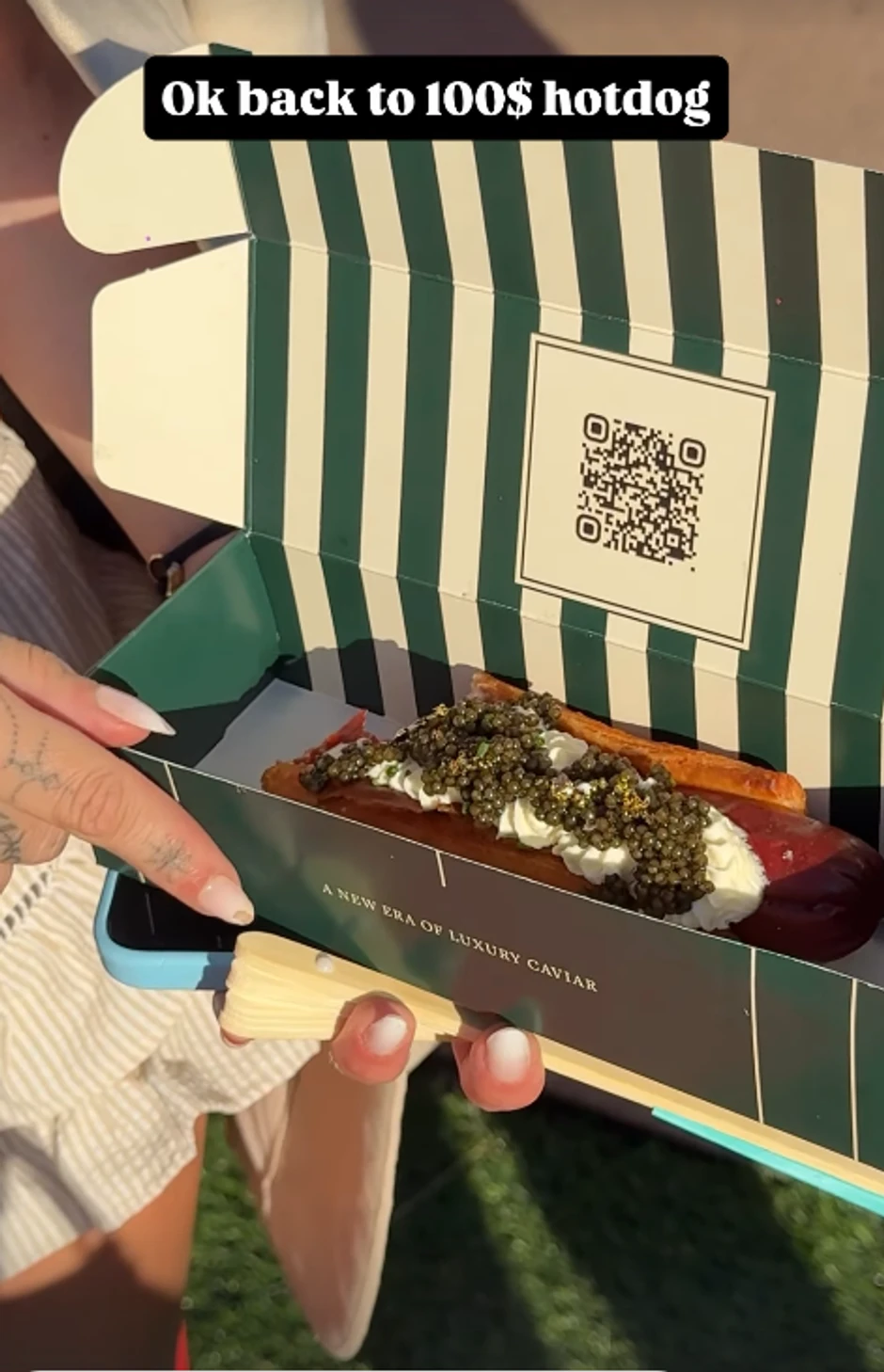 Zorana jede hot dog od 100 dolara