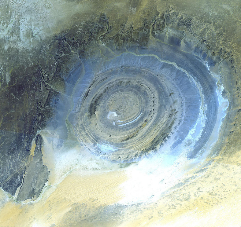 Oko Sahary widziane z kosmosu