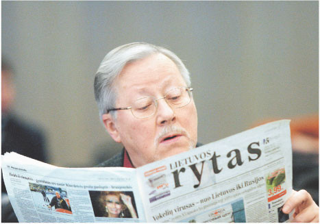Vytautas Landsbergis, prezydent Litwy tuż po odzyskaniu przez nią niepodległości, w latach 1990 – 1992. Obecnie deputowany do Parlamentu Europejskiego Fot. Jakub Ostałowski/Fotorzepa