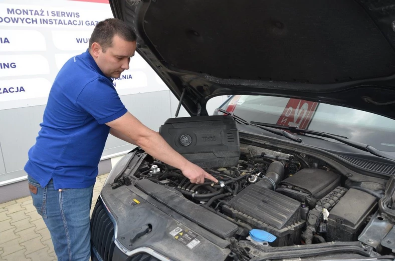 Skoda Superb 1,8 210 KM po chipie 2015 z instalacją LPG AG Centrum.