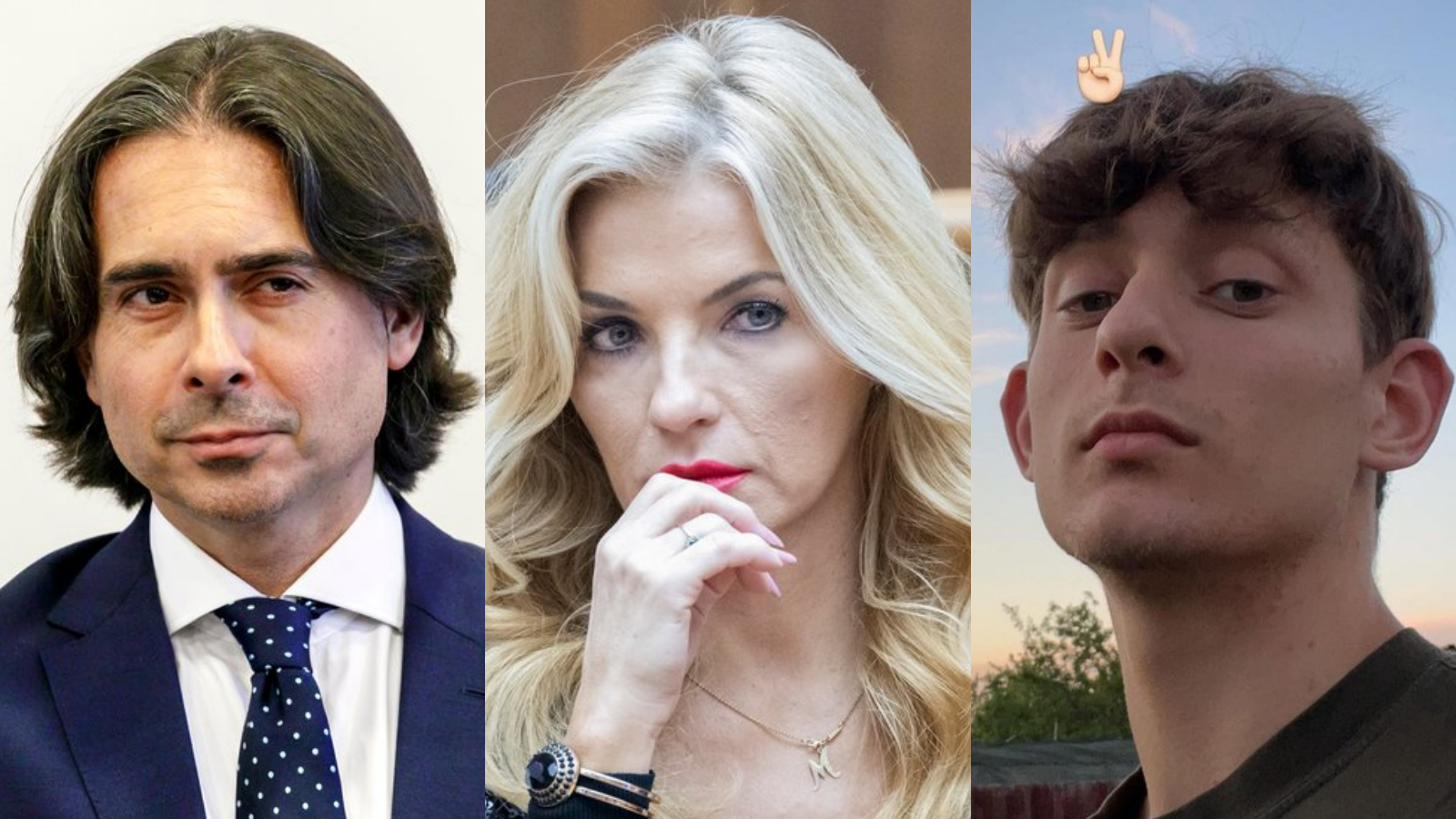 Bývalý riaditeľ SND Matej Drlička, ministerka kultúry SR Martina Šimkovičová a herec Martin Klinčúch.